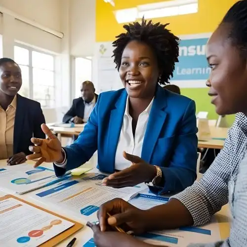 people learning about insurance